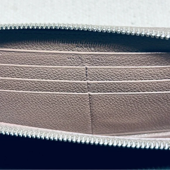 Auth Yves Saint Laurent YSL Zip Around Wallet - Picture 5 of 16